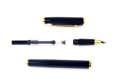 Stylo à pointe droite en iridium pour calligraphies