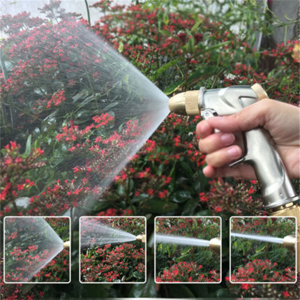 Tuyau d'arrosage télescopique. Tuyau flexible en plastique pour lavage de voiture