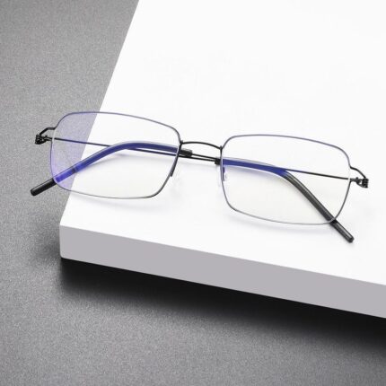 Lunettes presbyopiques légères en titane pour hommes