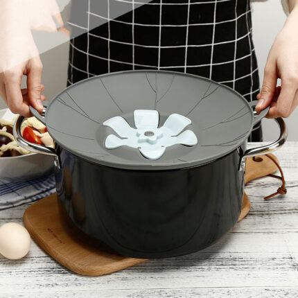 Gadget de cuisine en silicone anti-éclaboussures