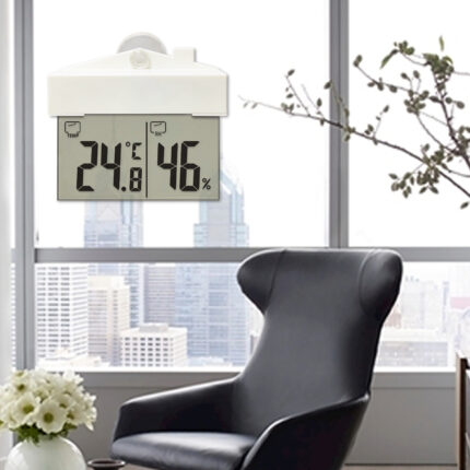 Thermomètre électronique à affichage transparent créatif
