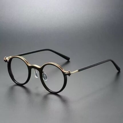 Lunettes rétro à monture artistique unisexe