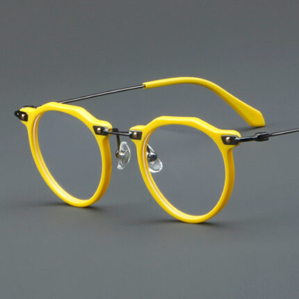 Lunettes optiques à monture en métal à lamode pour hommes et femmes