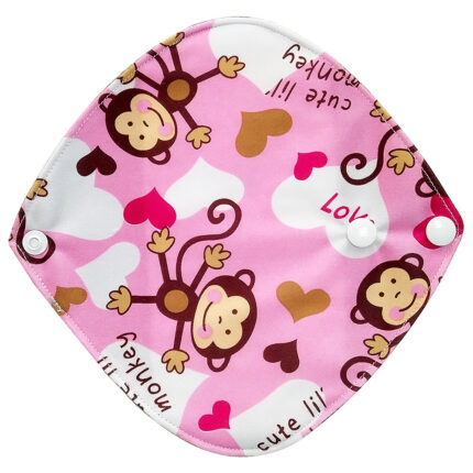 Serviette hygiénique en tissu réutilisable