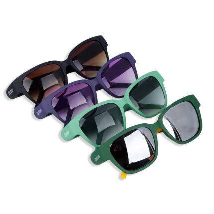 Lunettes de soleil multifonctions à tube évasé