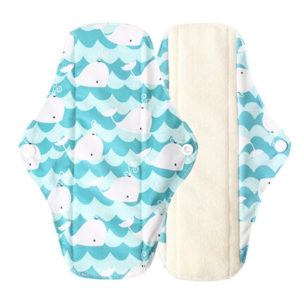 Serviette hygiénique en tissu réutilisable
