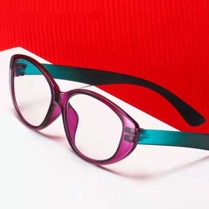Lunettes presbyatiques décontractées et bicolores pour femmes