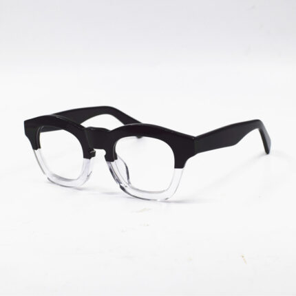 Lunettes de plaque rétro épaisses pour femmes
