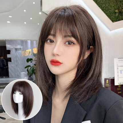 Perruque cheveux humains naturelle femme
